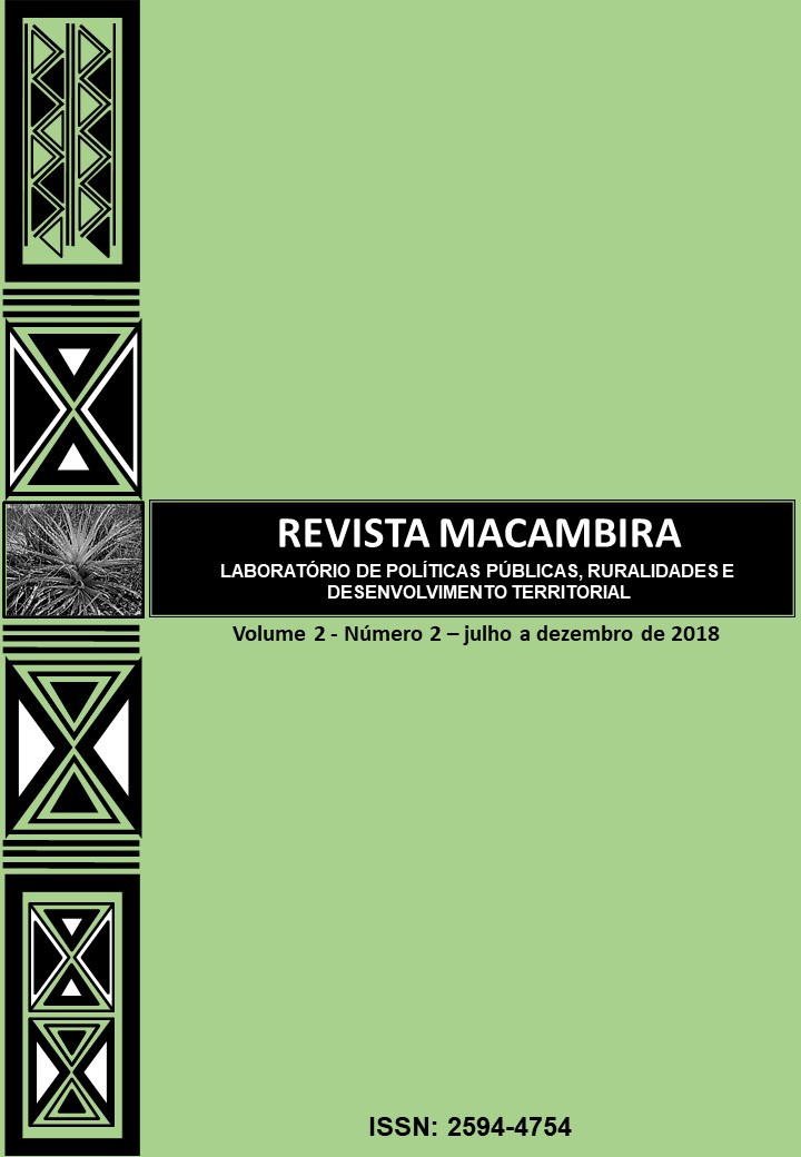 					Ver Vol. 2 Núm. 2 (2018): Revista Macambira
				